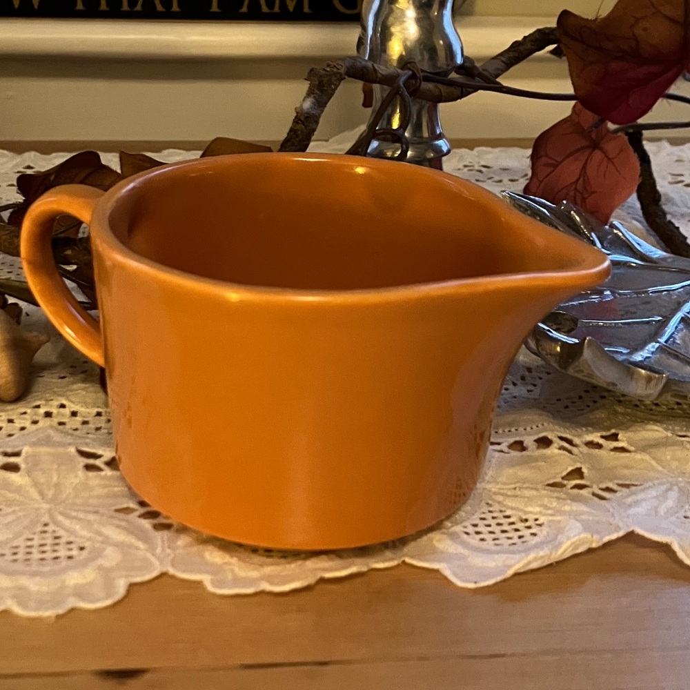 McCoy Burnt Orange 8 oz Pitcher 1960’s